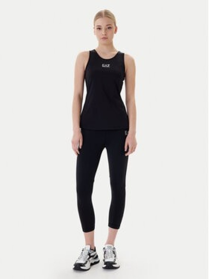 EA7 Emporio Armani Legginsy 7W000932 AF21580 UC001 Czarny Slim Fit
