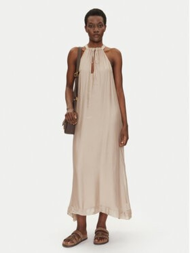 Bomboogie Sukienka letnia AW8993TSET5 Beżowy Relaxed Fit