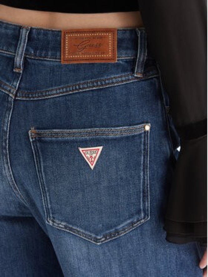 Guess Jeansy W5BA1C D0615 Niebieski Wide Leg