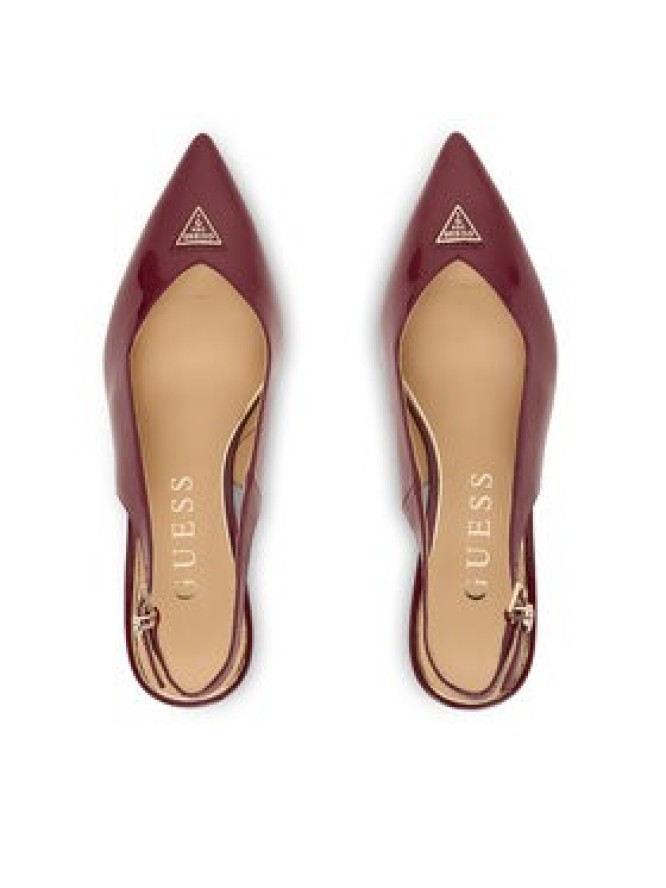 Guess Czółenka FLTYNN PAF05 Bordowy