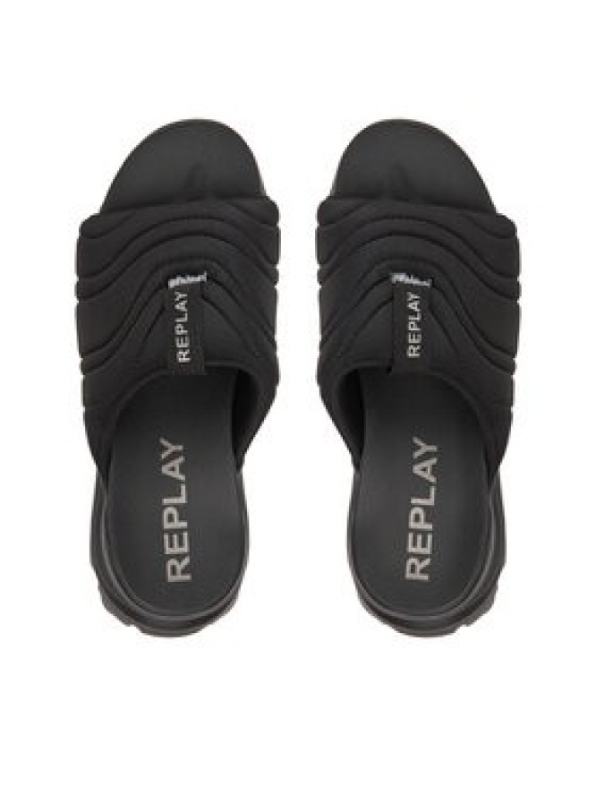 REPLAY Klapki GWSA6.000.C0005T Czarny