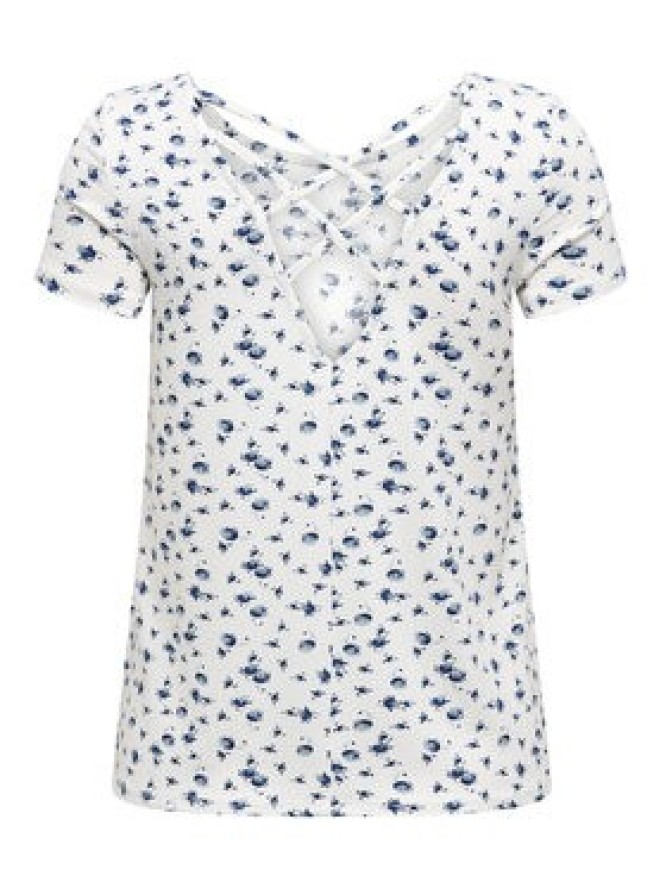 ONLY Bluzka Bera 15368588 Biały Regular Fit