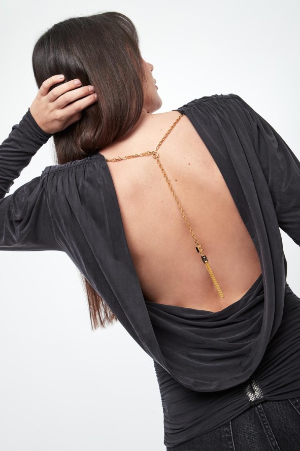 Bluzka damska z marszczeniami ELISABETTA FRANCHI