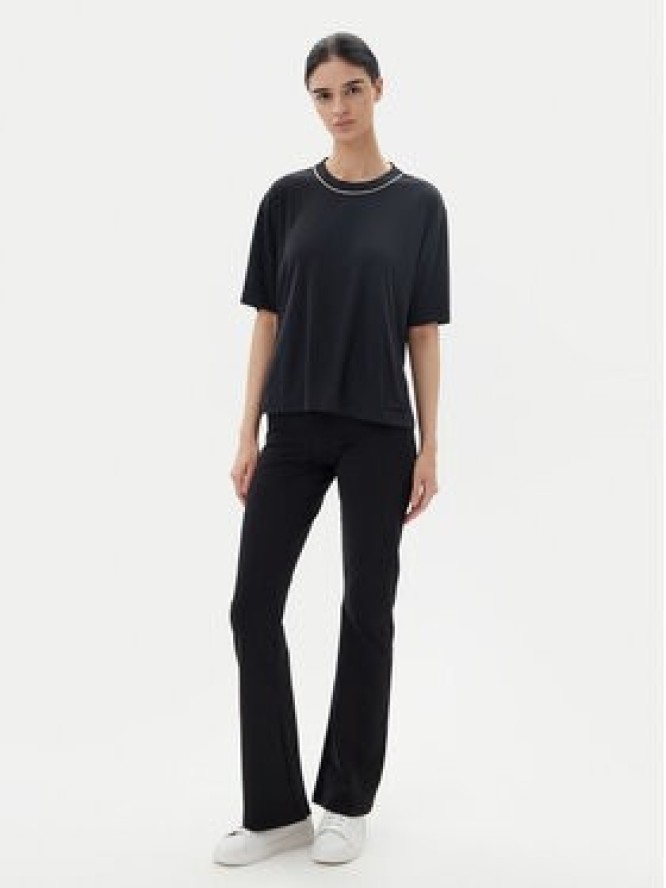 EA7 Emporio Armani T-Shirt 7W000340 AF12956 UC001 Czarny Oversize