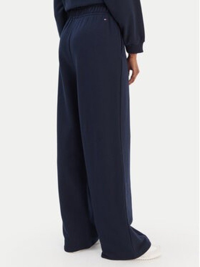 Tommy Hilfiger Spodnie dresowe Script WW0WW48784 Granatowy Relaxed Fit