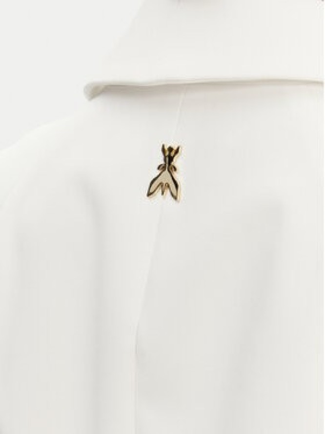 Patrizia Pepe Marynarka 2S1531 A411 Biały Regular Fit