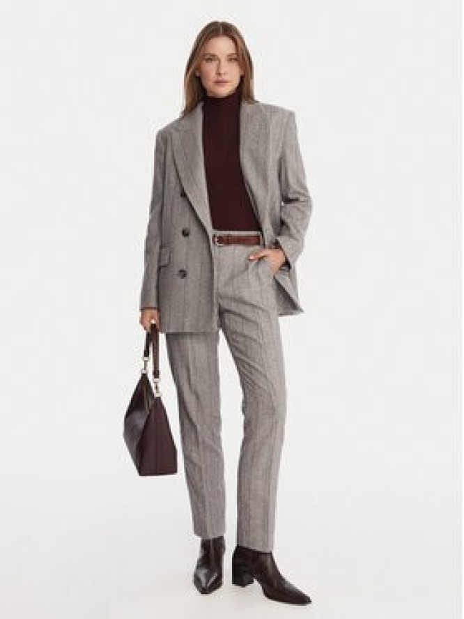 MAX&Co. Marynarka Iames 2526046084200 Szary Relaxed Fit