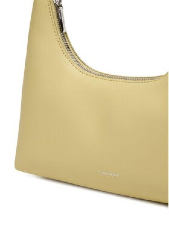 Calvin Klein Torebka Foil Logo Conv Shoulder Bag LV04F3272G Żółty