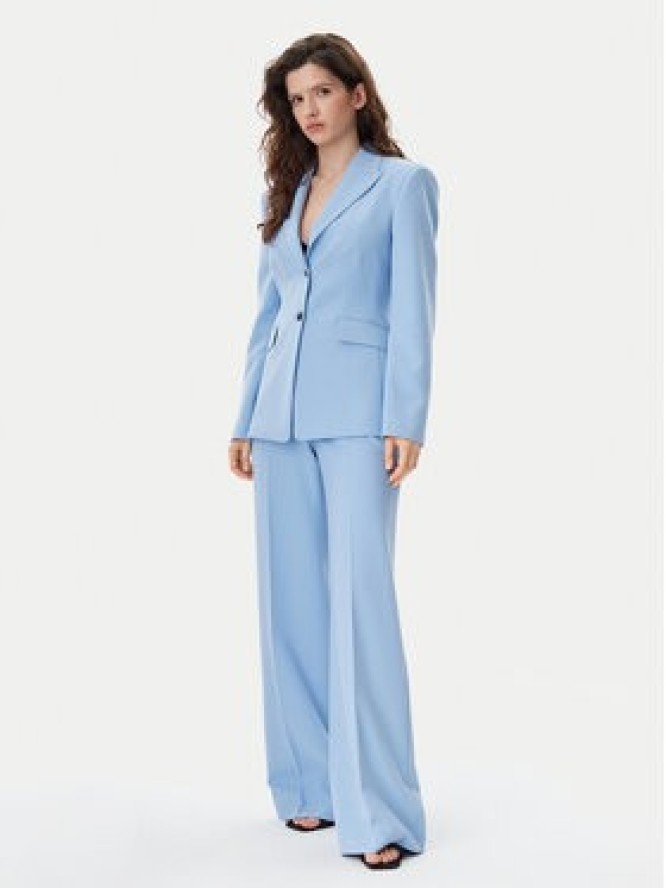 HUGO Spodnie materiałowe Himia 50513960 Błękitny Regular Fit