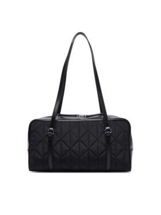 Calvin Klein Torebka Quilted Nylon 2X Strap Camerabag LV04F3651G Czarny