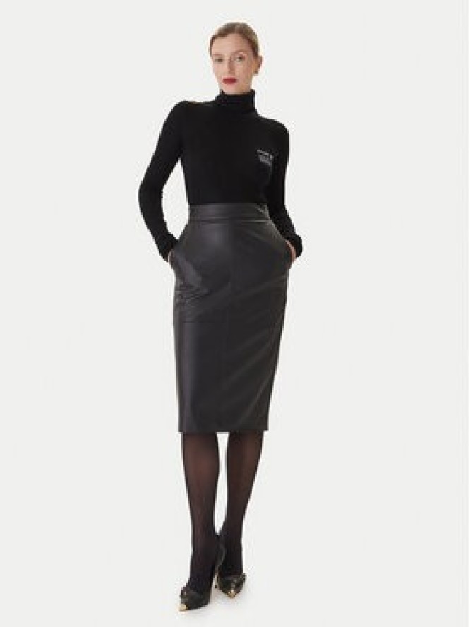 Elisabetta Franchi Golf MK-43B-57E2-V320 Czarny Regular Fit