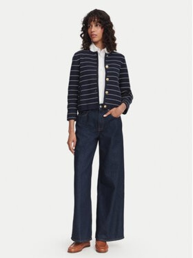 Tommy Hilfiger Jeansy Indie WW0WW48567 Granatowy Wide Leg