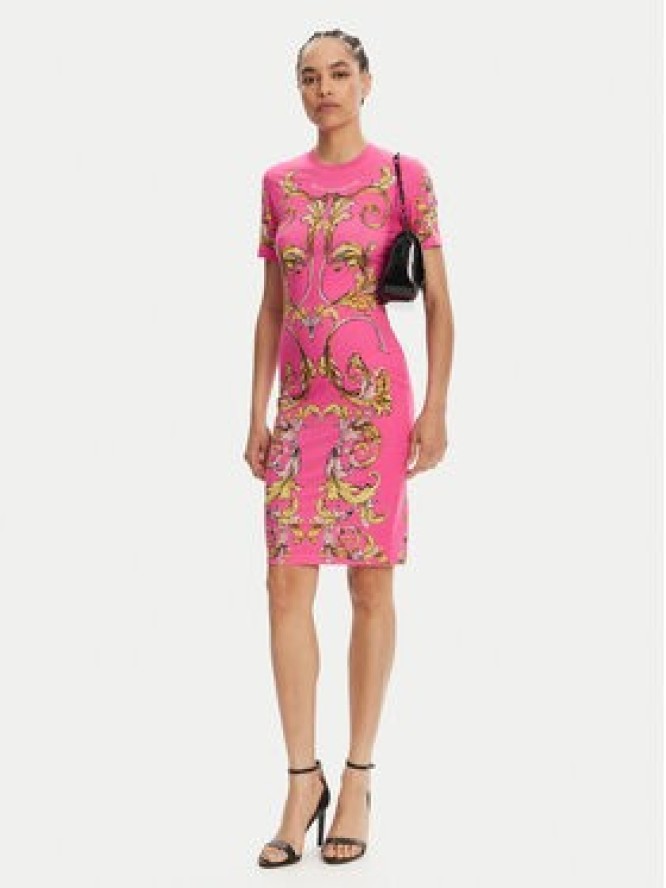 Versace Jeans Couture Sukienka codzienna 78HAO9P9 Różowy Slim Fit