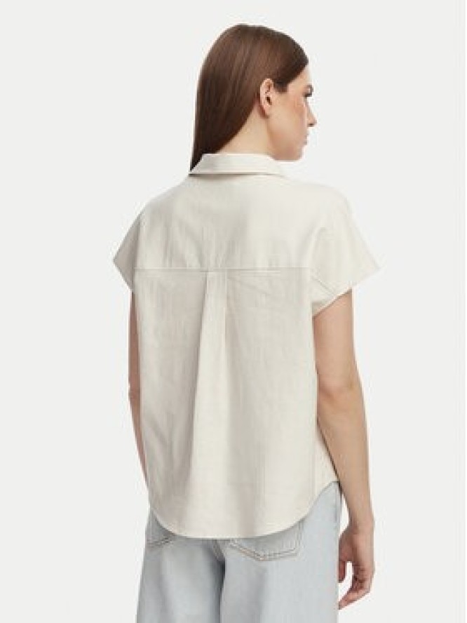 Calvin Klein Jeans Koszula Monogram LV04RC276G Beżowy jasny Slim Fit