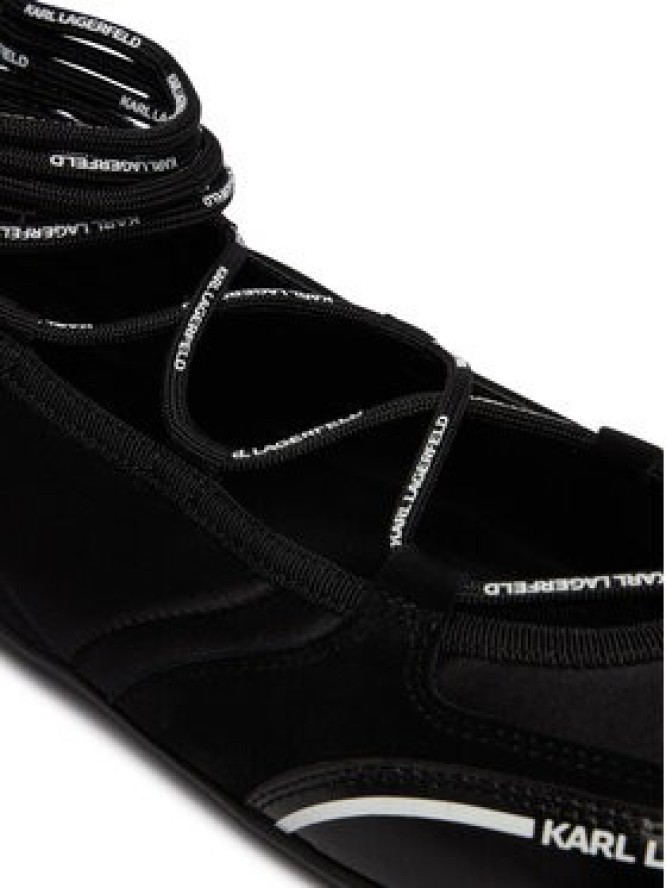 KARL LAGERFELD Baleriny Altia KL66111 Czarny