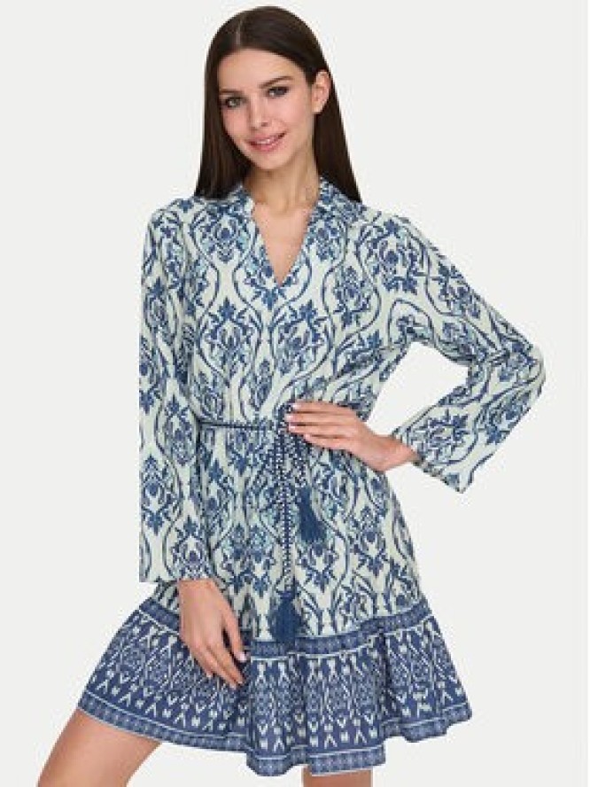 JDY Sukienka koszulowa Anna 15325610 Niebieski Regular Fit