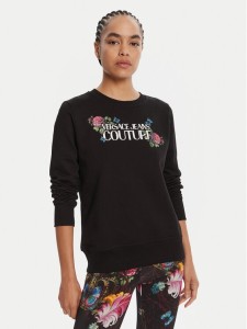 Versace Jeans Couture Bluza 79HAIB00 CFB00 Czarny Regular Fit