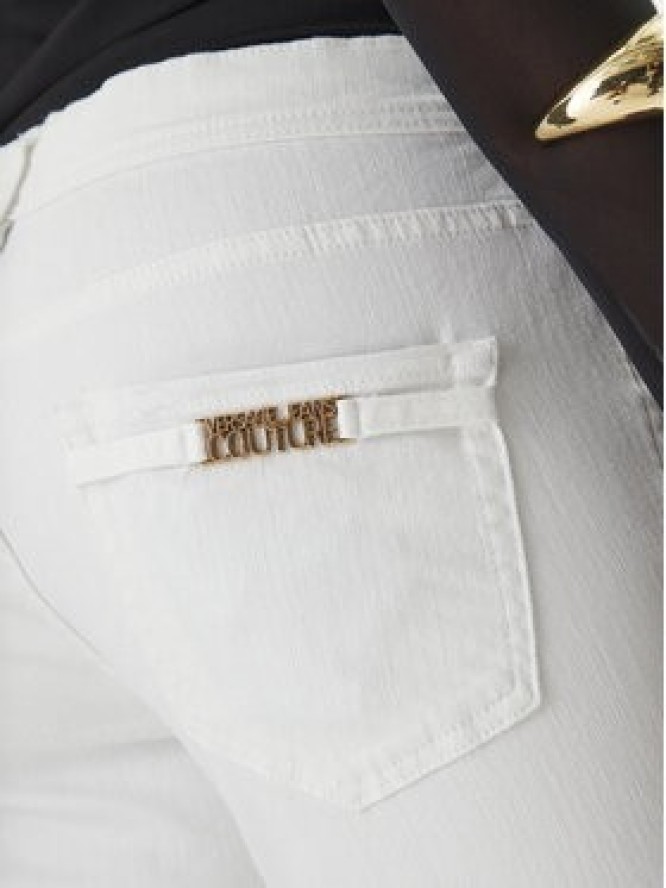 Versace Jeans Couture Jeansy 80HAB5K1 CEWCA Biały Skinny Fit