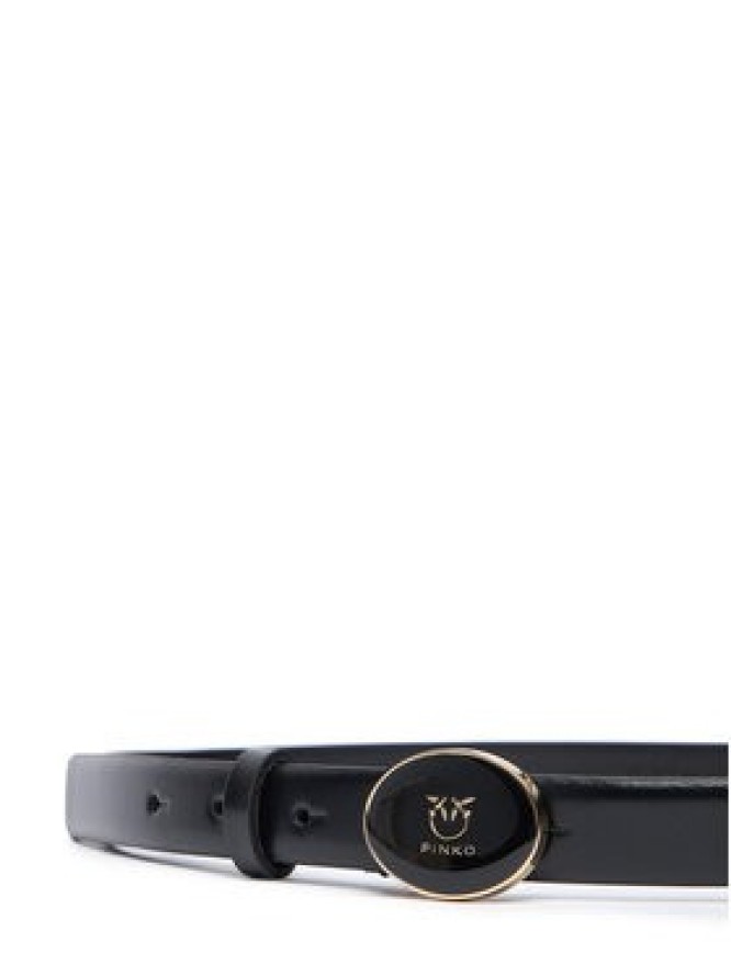 PINKO Pasek Damski Round Enamel H2 Belt 20252 PLT01 105466.A2QL Czarny