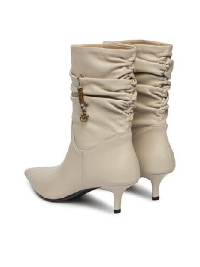 PINKO Botki Gloria 28 SD0629P003 Kremowy