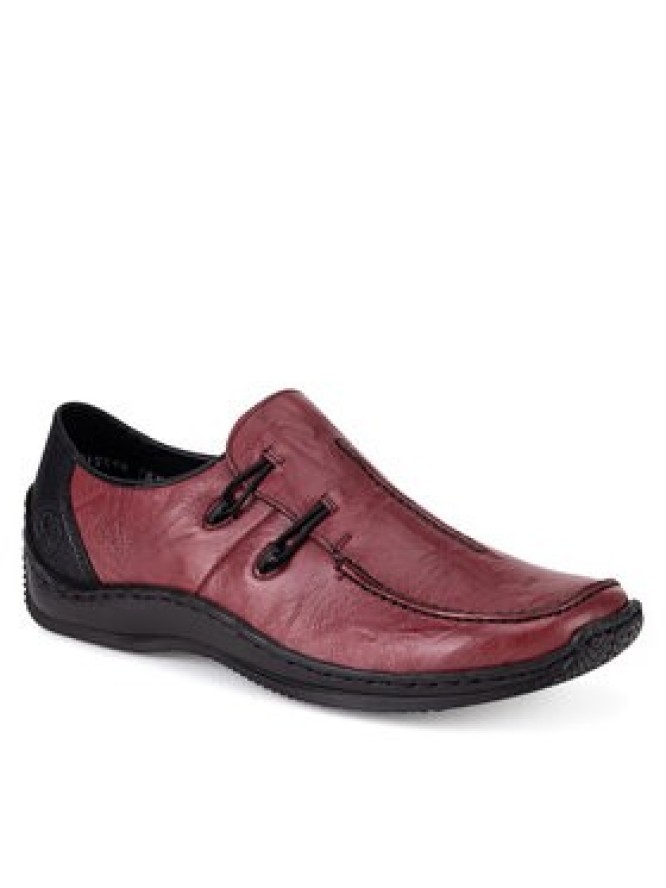 Rieker Półbuty L1751-35 Bordowy