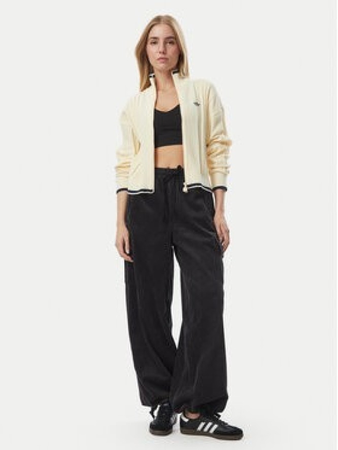 adidas Spodnie materiałowe Corduroy 3S Cargo KQ6429 Czarny Relaxed Fit