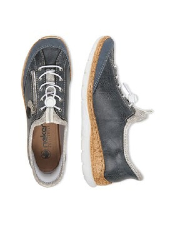 Rieker Półbuty N42F2-14 Granatowy