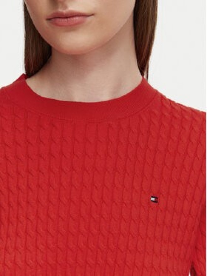 Tommy Hilfiger Sweter WW0WW44993 Czerwony Regular Fit
