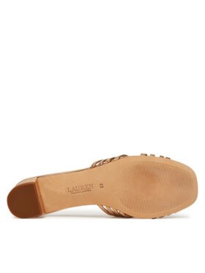 LAUREN RALPH LAUREN Klapki Fay 802966855001 Złoty