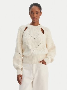 BOSS Sweter Farlant 50554767 Beżowy Relaxed Fit