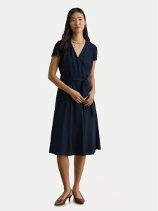 LAUREN RALPH LAUREN Sukienka koktajlowa 200P13812002 Granatowy Regular Fit
