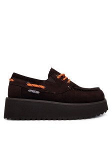 LOVE MOSCHINO Półbuty JA10036I1PJAW317 Brązowy ciemny