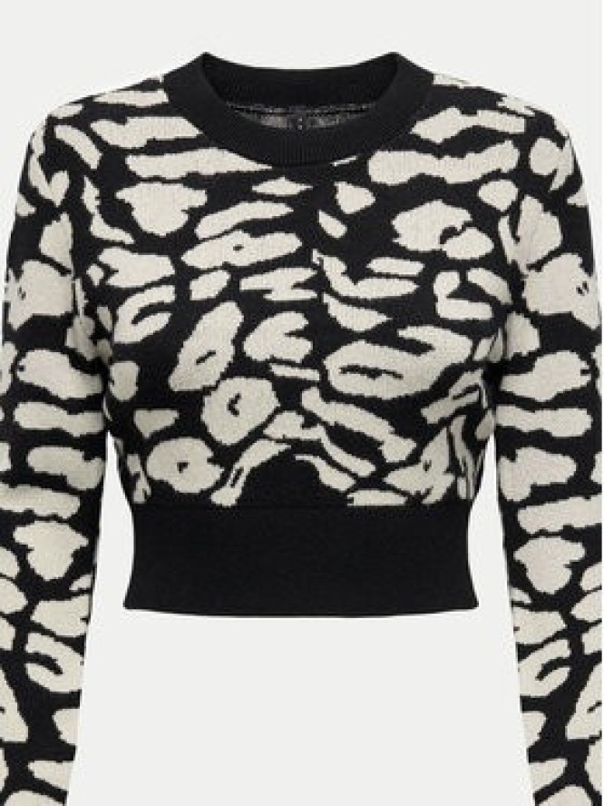 ONLY Sweter Lima 15339828 Czarny Cropped Fit