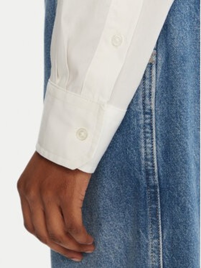 Tommy Jeans Koszula DW0DW21400 Biały Relaxed Fit