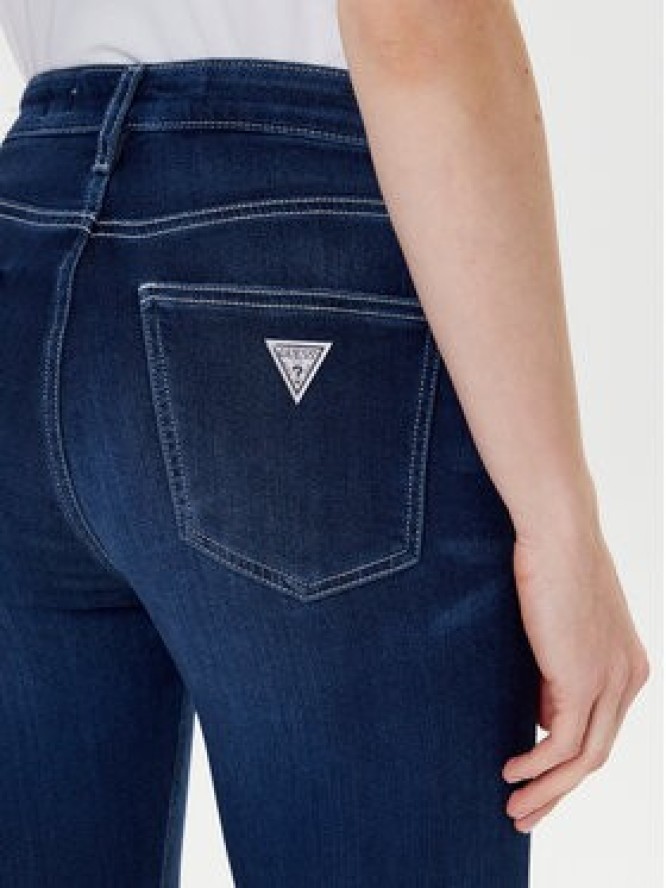 Guess Jeansy W5YA0L D0782 Niebieski Flare Fit