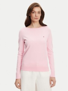 Tommy Hilfiger Sweter WW0WW40099 Różowy Regular Fit