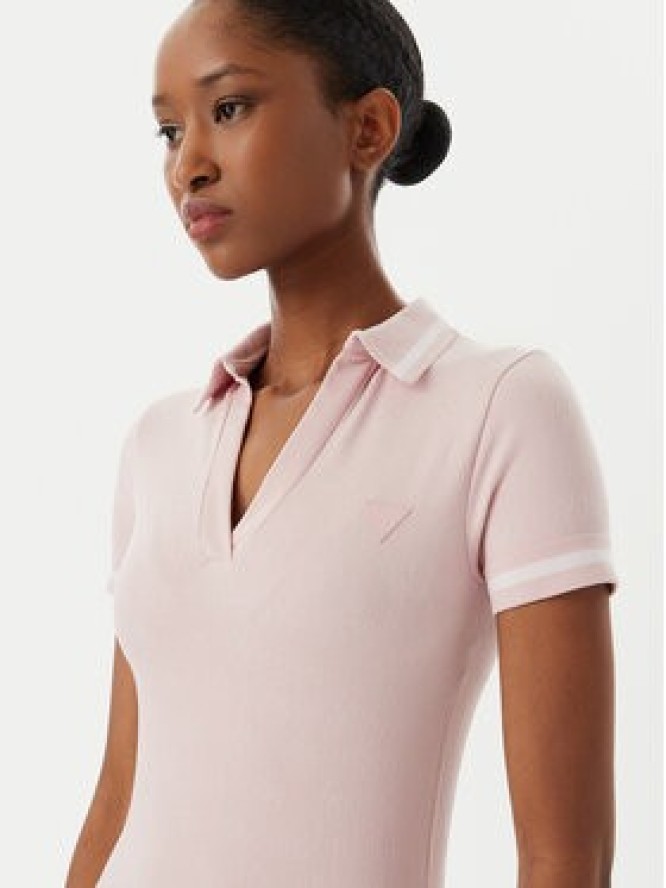 Guess Sukienka codzienna V6RK02 Z4692 Różowy Regular Fit