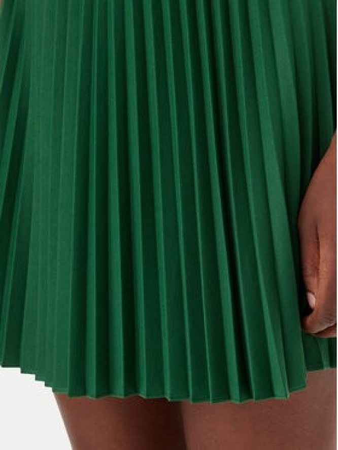 Lacoste Spódnica plisowana JF1403 Zielony Regular Fit