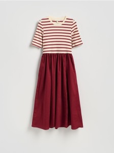 Sukienka midi - czerwony