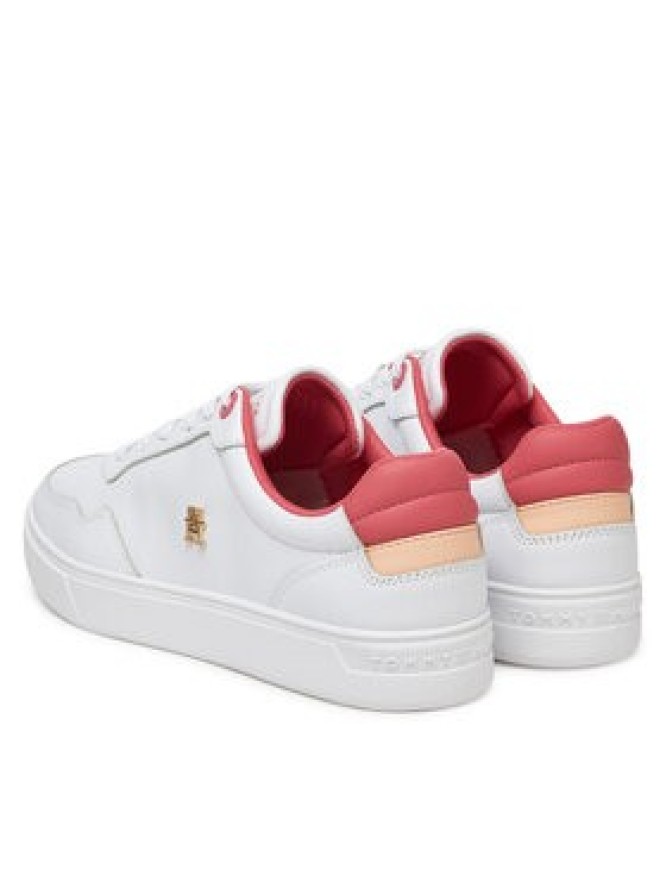 Tommy Hilfiger Sneakersy Essential Elevated Court Sneaker FW0FW08680 Biały