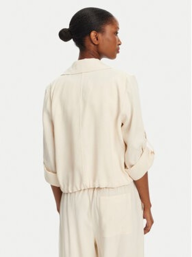 Marella Marynarka Malibu 2513041055 Écru Relaxed Fit