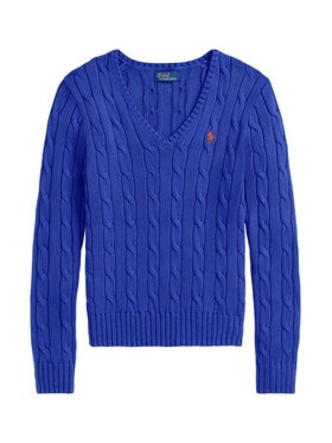 Polo Ralph Lauren Sweter 211971870504 Niebieski Slim Fit