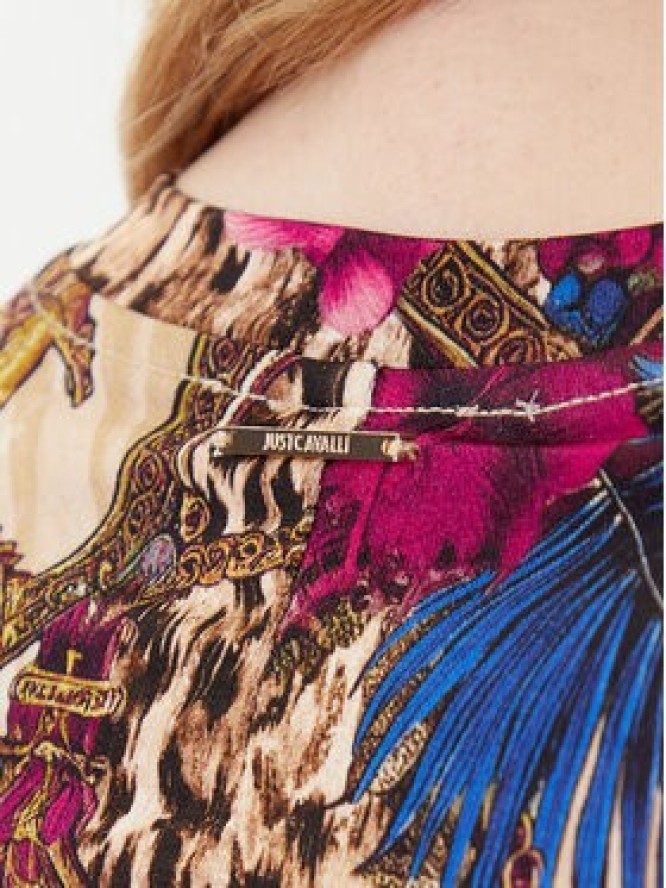 Just Cavalli Sukienka codzienna 79PAO952 JS531 Kolorowy Slim Fit