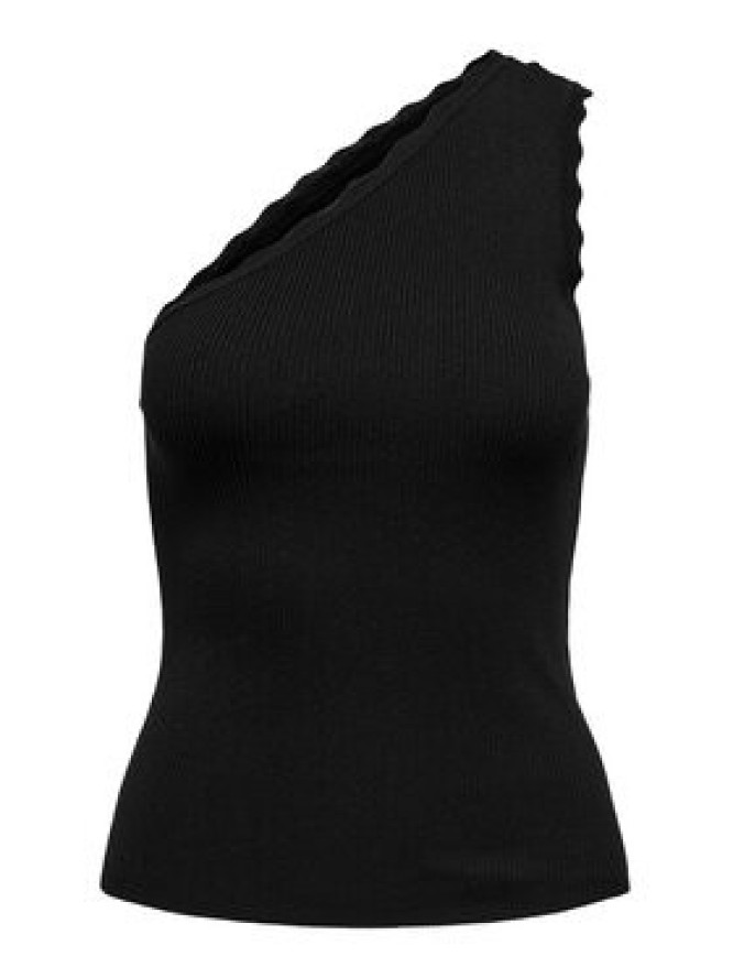 JDY Top Nanna 15351420 Czarny Slim Fit