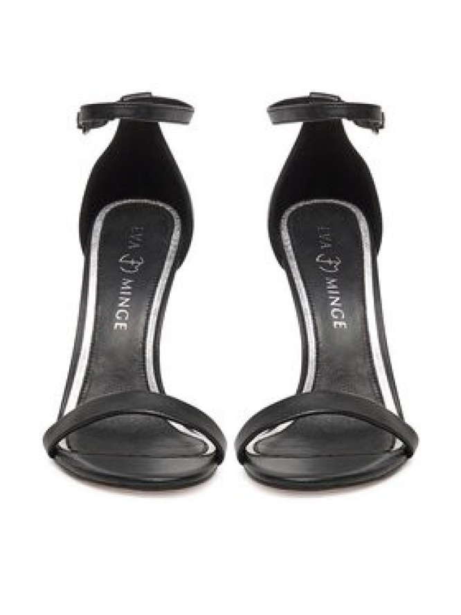 Eva Minge Sandały RHODODEN-LT934-32 Czarny