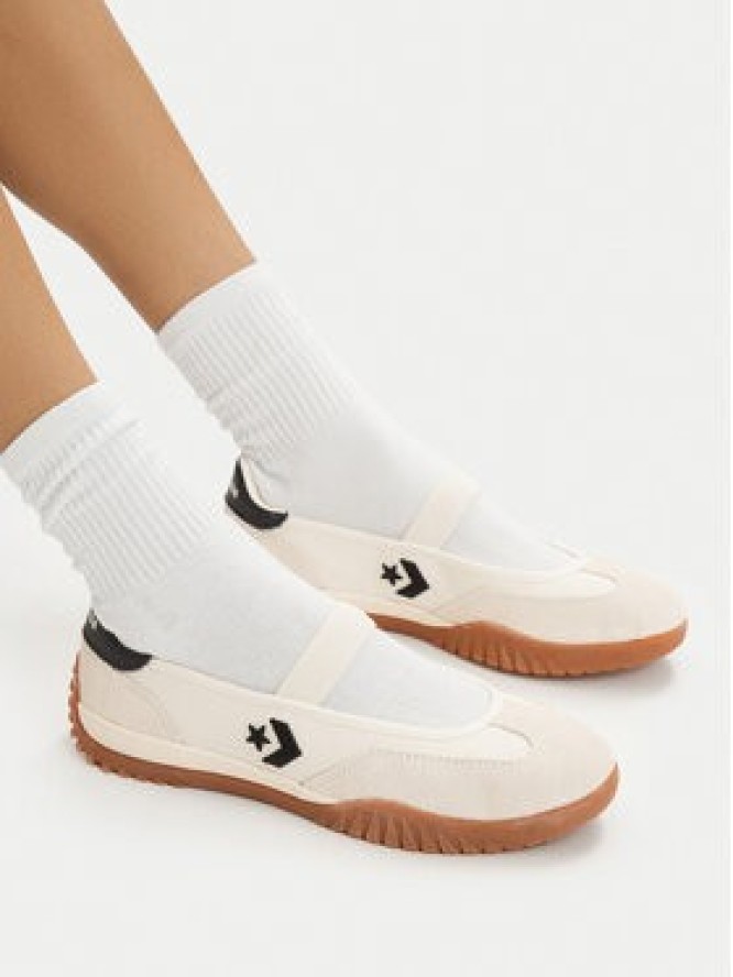 Converse Baleriny Run Star Trainer Ballet Flat A16250C Écru