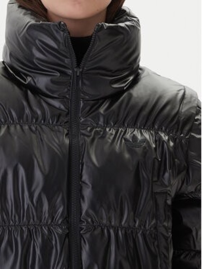 adidas Kurtka zimowa Essentials Glossy 2-In-1 JX2988 Czarny Loose Fit