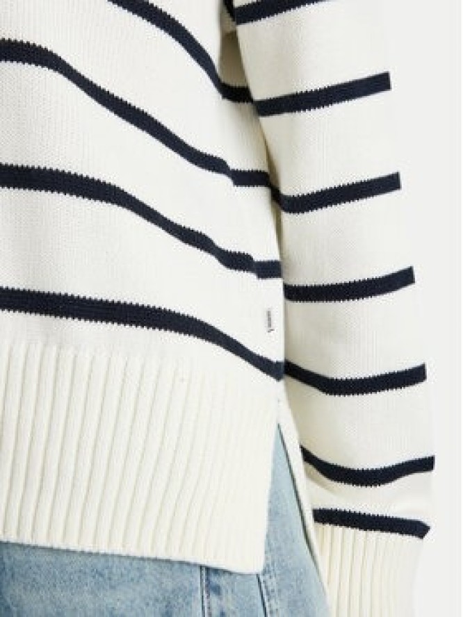 Guess Jeans Sweter W5BR03 Z3HM1 Écru Relaxed Fit