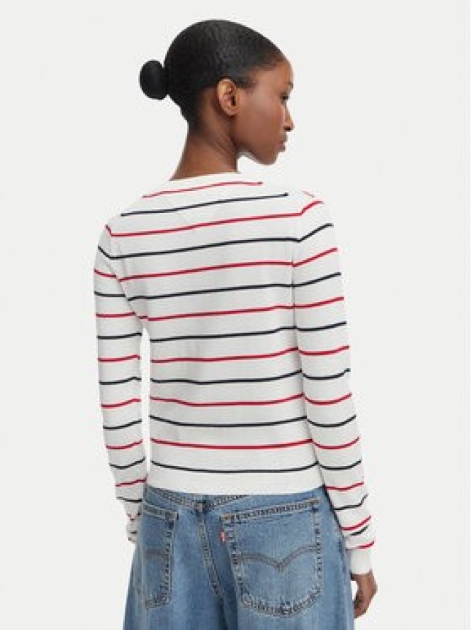 Tommy Jeans Kardigan DW0DW20976 Biały Regular Fit