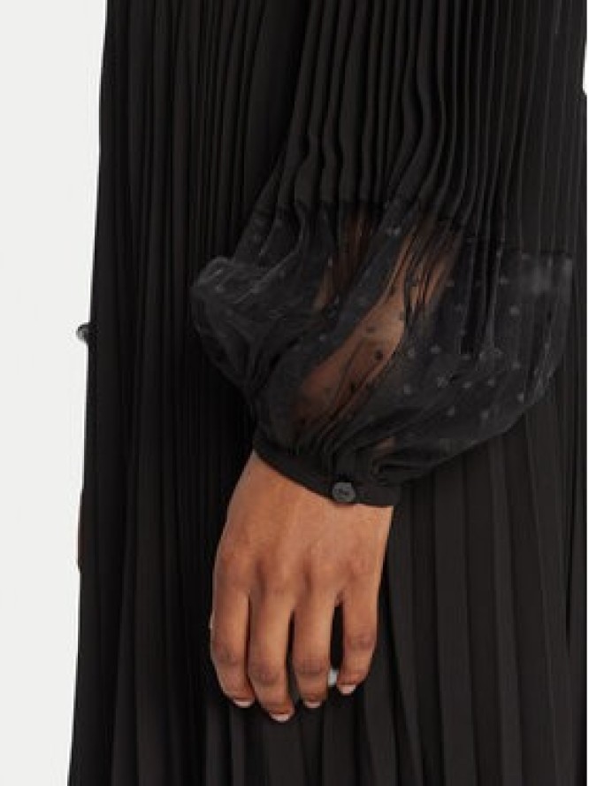 TWINSET Sukienka wieczorowa 252TP2641 Czarny Regular Fit